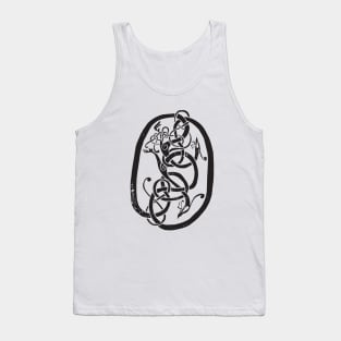 Viking Runestone Black | Hillersjö Stone, Sweden Tank Top